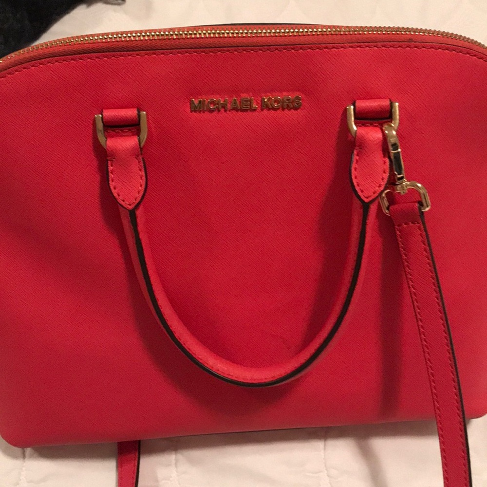 Coral Michael Kors Purse